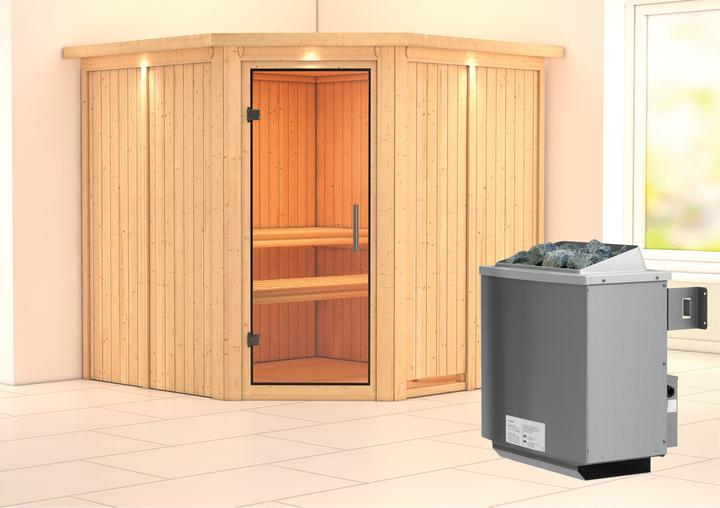 Actual product image Karibu Jarin with roof wreath (9 KW internal control)