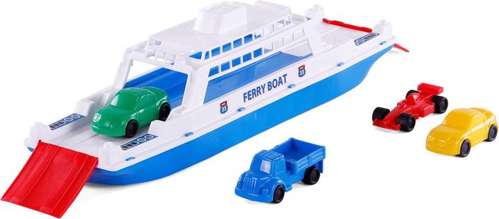 Produktbild Polesie Veerboot 45cm Incl. 4 Auto's