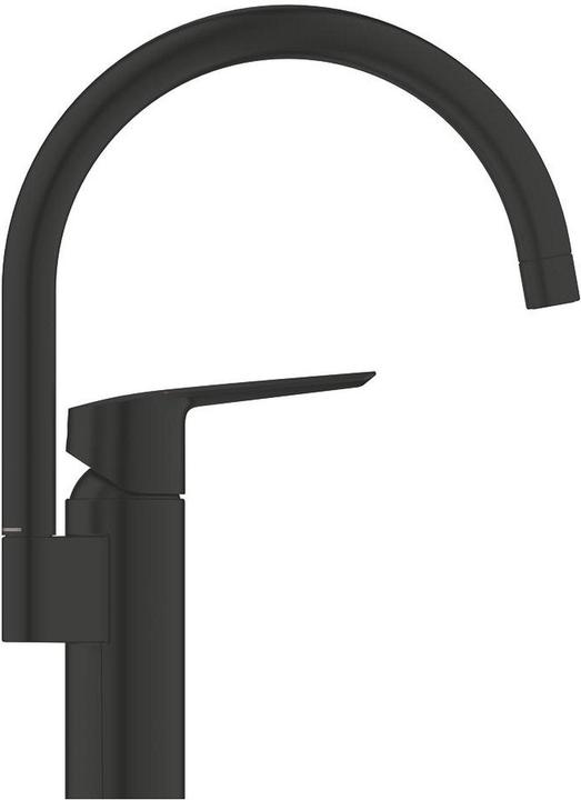 Produktbild Grohe Start QuickFix Küchenarmatur, hoher Auslauf, einfache Installation, schwenkbar, mattschwarz