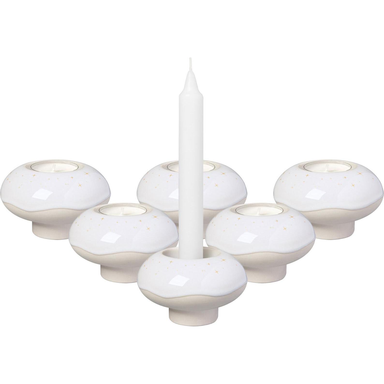 Like. by Villeroy & Boch, Kerzenständer, Winter Glow Kerzenhalter Donut