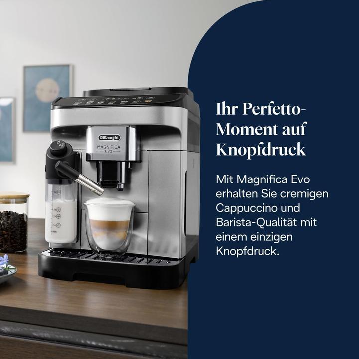 Produktbild De'Longhi Volautomatische Espressomaschine mit Melksystem, 7 Knöpfe für Cappuccino und Espresso