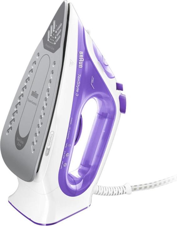 Actual product image Braun TexStyle 3 Dry & Steam Iron Purple (2350 W, 160 g/min)