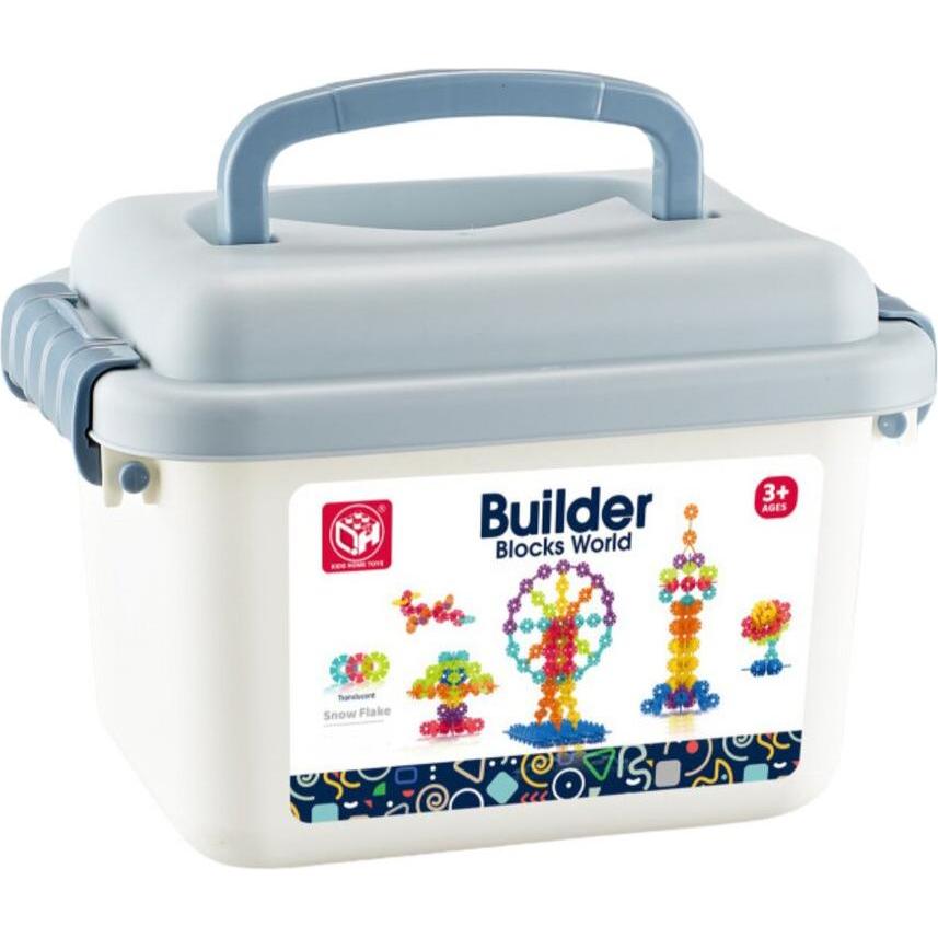 Lean Toys Lean Schneeflocken-Bausatz Im Tragekoffer 140 Teile