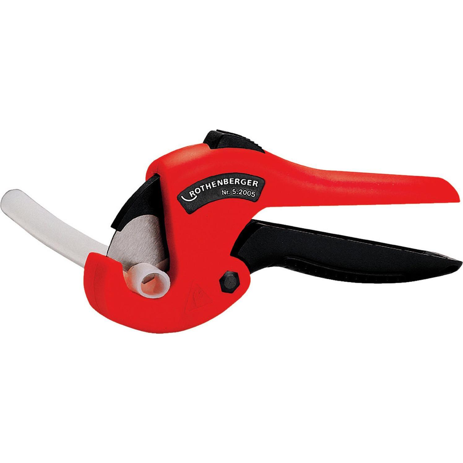 Rothenberger, Bolzenschneider + Seitenschneider, Kunststoffschere ROCUT TC 26 0 - 26 mm PP/PE/PB/PEX/PVDF (26 mm)