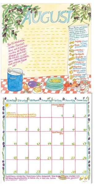 Actual product image Merkkalender einzeln 2025 (30 x 60 cm, No binding, German)