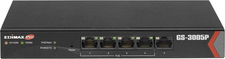 Produktbild edimax Long Range 5-Port Gigabit Web Managed Switch with 4 PoE+ Ports (PB 72W) (5 Ports)