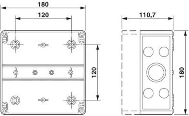 Image du produit Phoenix Contact Generatoranschlusskasten 1000 V DC 1 MPPT, 2 String (Boîte de jonction du générateur)
