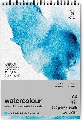 Winsor & Newton Watercolour pad spiral 300g A3 12pages (300 g/m²)