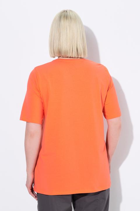 Produktbild Ulla Popken T-Shirt, A-Linie, V-Ausschnitt, Halbarm (56)