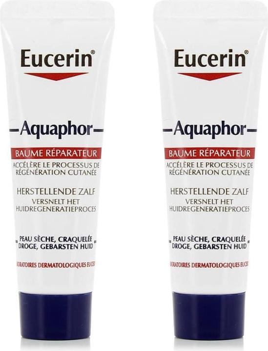 Actual product image Eucerin Set of 2 Regenerating Balms Aquafor - 2 x 10 ml (Body care set)