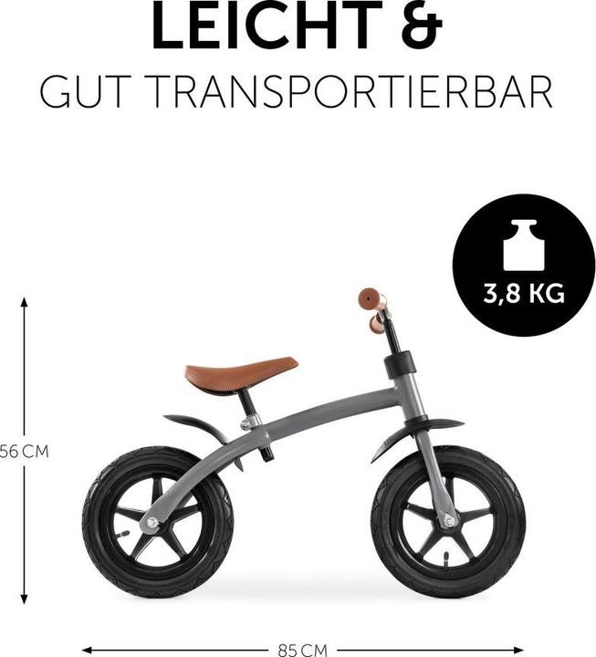 Produktbild Hauck E Z Rider 12 Matt Grey (12")