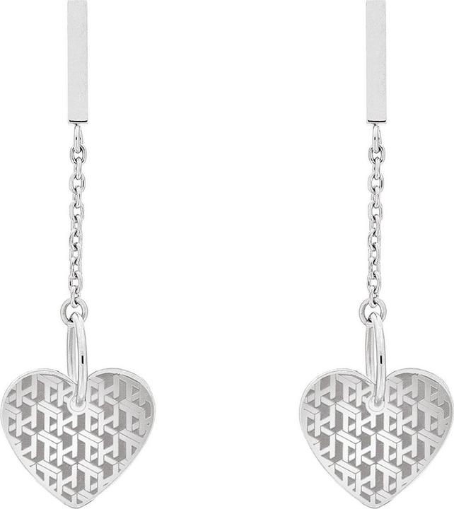 Tommy Hilfiger Steel earrings with heart pendant TH2780302 (L) (Edelstahl)