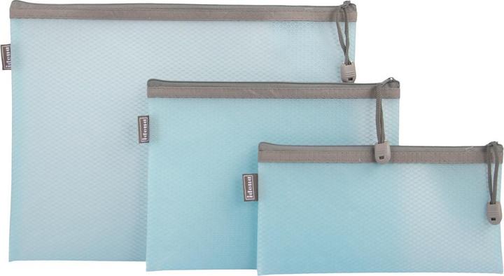 Actual product image Idena Zip Pocket A5 Mesh blue (A5, 1x)