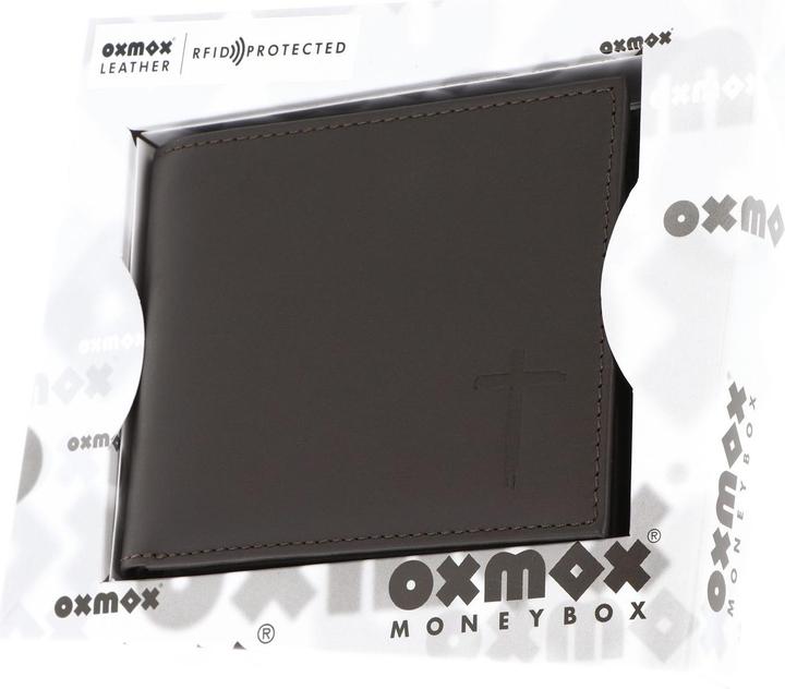Produktbild Oxmox Leather RFID Protect Querscheinbörse