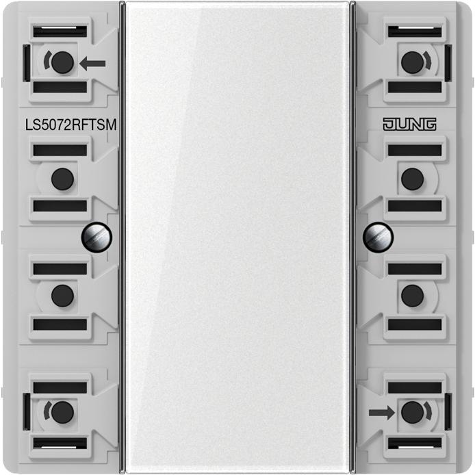 JUNG, Zubehör Schalterprogramm, Wandsender-Eins KNX-Funk LS AP 2Kan LS5072RFTSM
