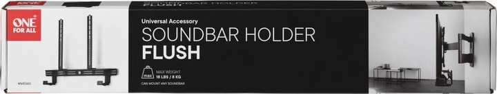 Actual product image One for All WM5360 soundbar mount (1 pcs., Wall installation, Not movable)
