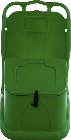 Image du produit eurokraft basic Chariot universel, idéal pour matériaux en vrac, capacité 75 l, vert.