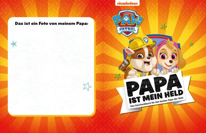 Productafbeelding Paw Patrol - Papa ist mein Held (Duits, Jillian Harker, Uitgeverij Schwager & Steinlein, 2023)