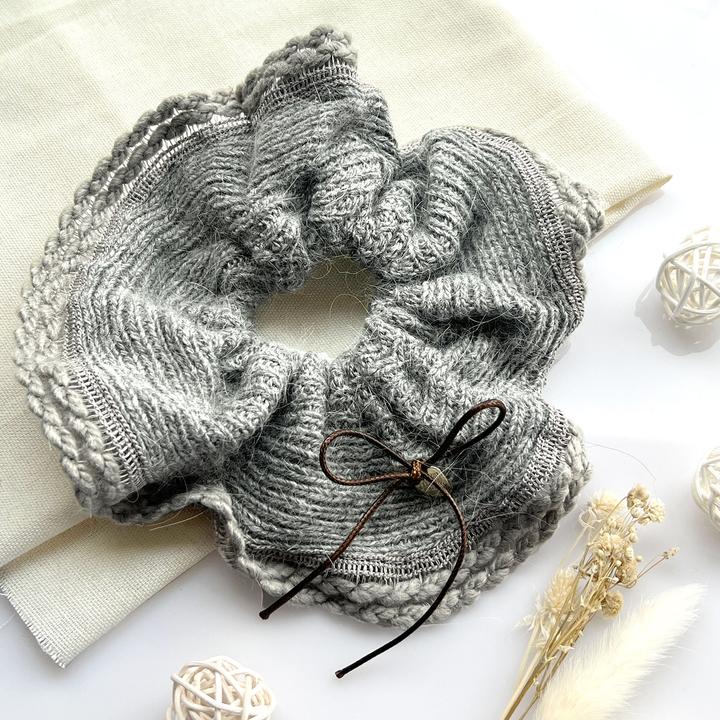 Immagine prodotto Avizar Haargummi mit gestricktem Muster Cornelia (Elastico per capelli)
