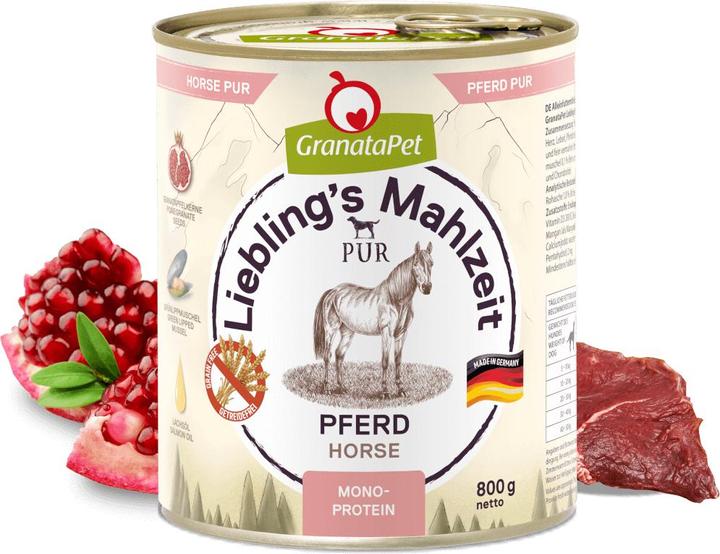 Produktbild Granatapet Liebling's Mahlzeit Pferd pur (Adult, 1 Stk., 800 g)
