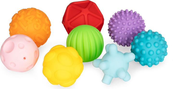 Produktbild Hunger Sensorische Bälle, pädagogische Gummibälle, 8er-Set