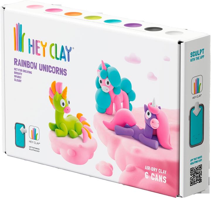 Image du produit TM Toys Hey Clay Licorne set 6 pots, d/e