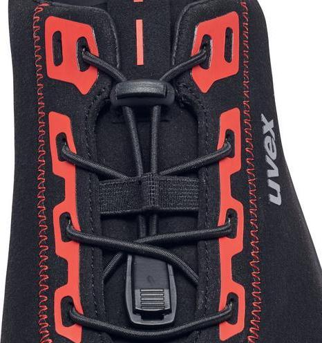 Actual product image Uvex Sports uvex 1 x-craft low shoes S3L 68034 black, red width 14 size 44 (S3, 44)