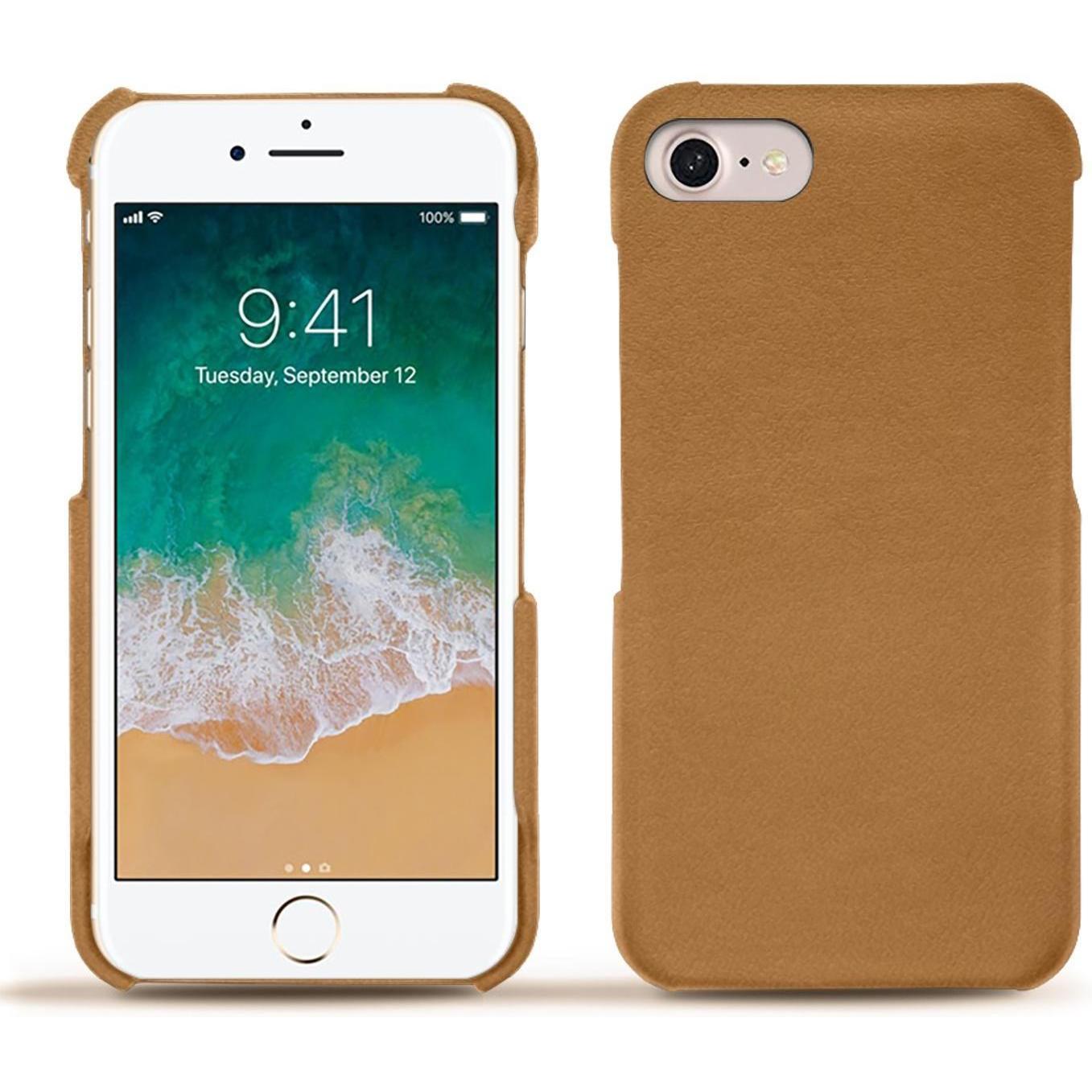 Thumbnail - Noreve Lederschutzhülle (Apple iPhone 7), Smartphone Hülle, Braun