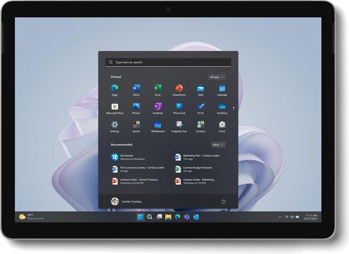 Produktbild Microsoft Surface Go 4 for Business (10.50", 256 GB, 8 GB, Ohne Tastaturlayout, Intel N200)