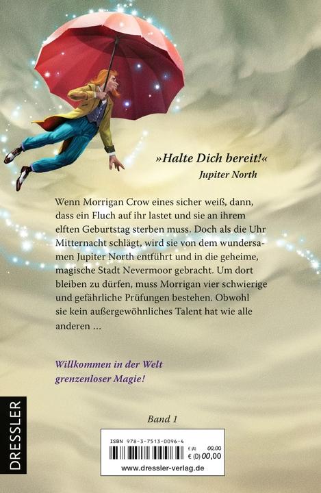 Produktbild Nevermoor 1. Fluch und Wunder (Deutsch, Jessica Townsend, Jim Madsen, Franca Fritz, Heinrich Koop, 2023)