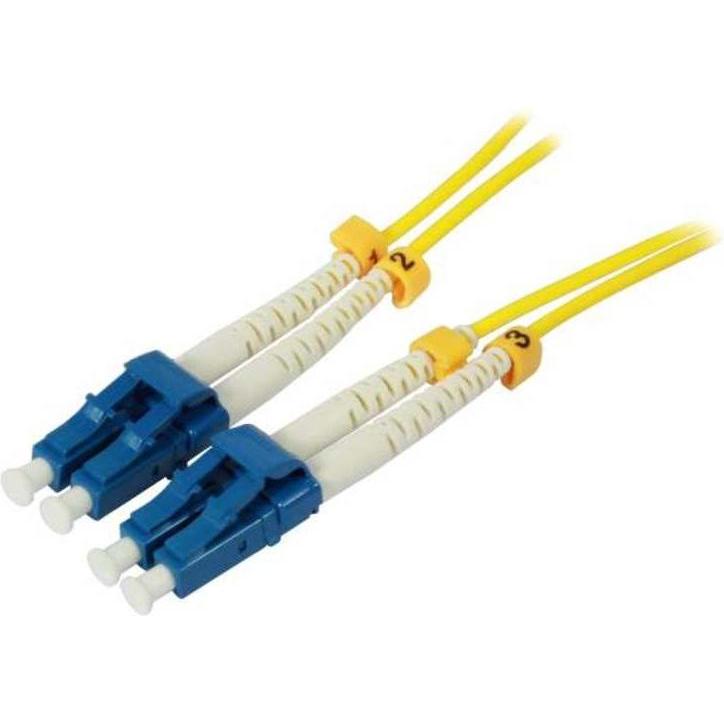 Synergy 21 LWL-2-Faser-Patchk. 1mtr.LC-LC 9/125um AD 2mm (1 m), Netzwerkkabel