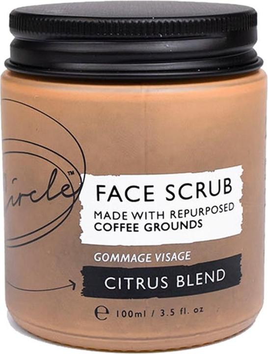 Produktbild UpCircle Peeling for normal and dry skin Coffee Face Scrub Citrusend 100 ml (Peeling, 100 ml)