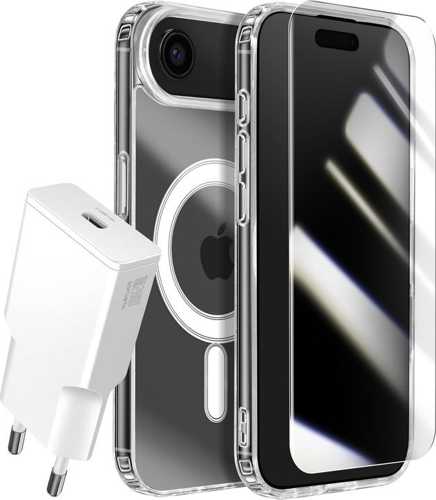 Actual product image 4smarts 3in1 Premium Starter Set für Apple iPhone 17 Air MagSafe-kompatibel (Apple iPhone 17 Pro)