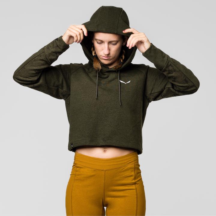 Actual product image Salewa Lavaredo Hemp Cropped Hoodie Da (34, XS)