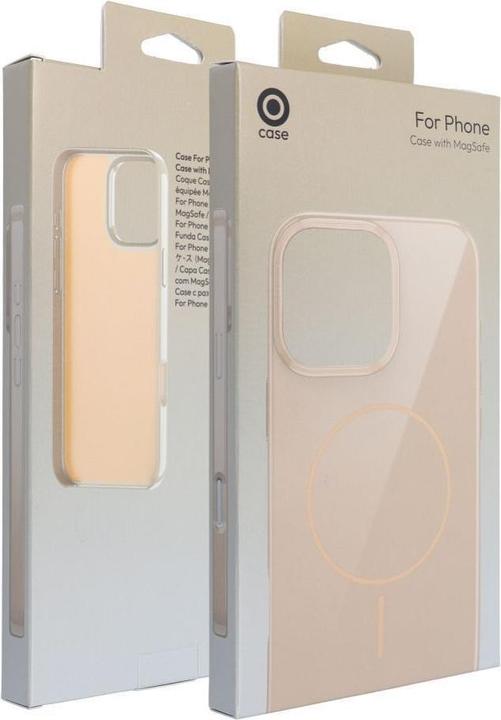 Image du produit OEM Back panel cover Glossy Mag Cover compatible with MagSafe for IPHONE 17 desert gold (Apple iPhone 17)
