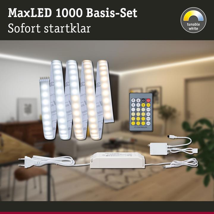 Image du produit Paulmann Kit MaxLED 1000 Stripe (Blanc, 150 cm, Intérieur)