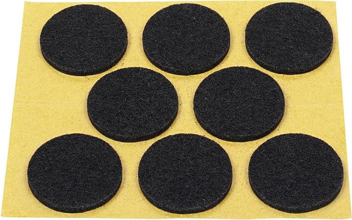 Actual product image Hansi-Siebert Felt glider Ø28mm pack of 8 (Felt gliders, 8 pcs.)