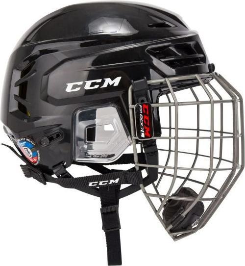 Actual product image CCM Tacks 310 hockey helmet with cage (S, Royal (Modra)) (S)