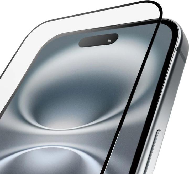 Produktbild Puro Gehärtetes Glas mit Rahmen mit Applikator für iPhone 16 Plus enthalten (1 Stk., Apple iPhone 16 Plus)