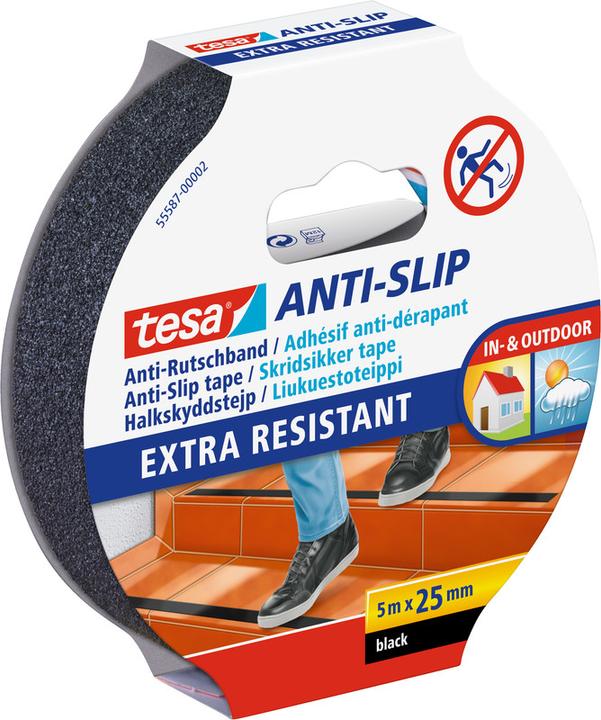 Actual product image tesa Anti-slip tape, non-slip adhesive tape for indoors and outdoors (25 mm)