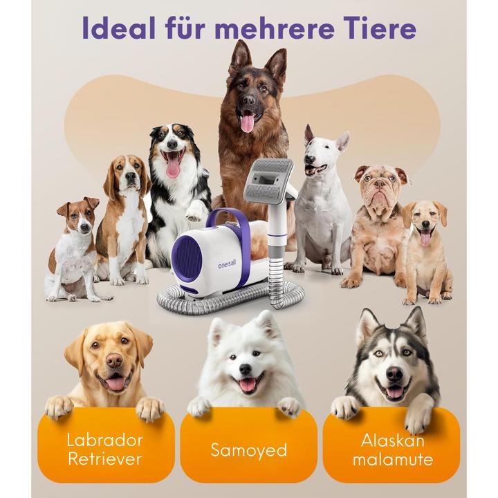 Immagine prodotto Oneisall Hundestaubsauger mit Bürste (Cane)