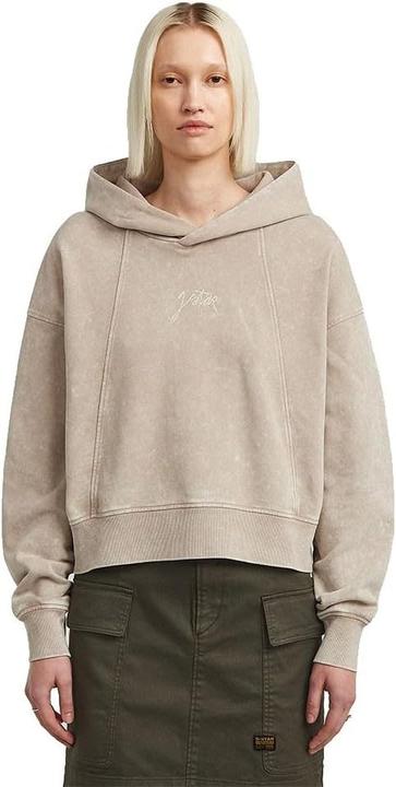 Actual product image G-Star Washed A Line Script Hooded Sweatshirt (M)