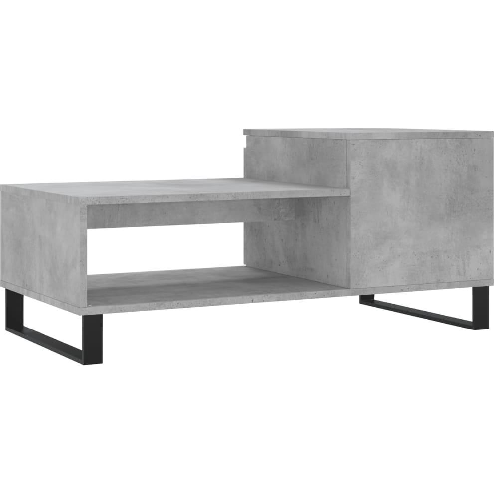 VidaXL, Couchtisch + Beistelltisch, Malania (100 x 50 x 45 cm)