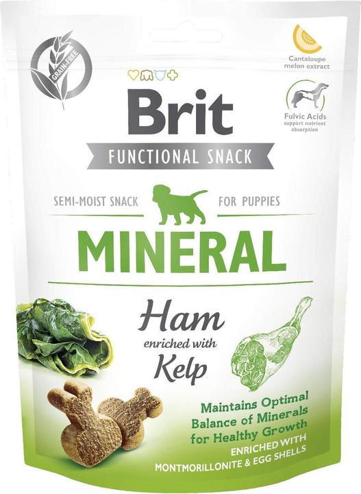 Actual product image Brit Functional Snack Mineral Ham - Dog Treat - 150g (Puppy + kitten, 150 g)