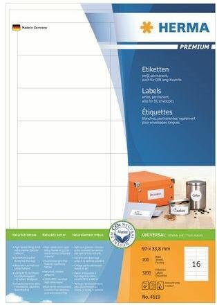 Actual product image HERMA Universal labels A4