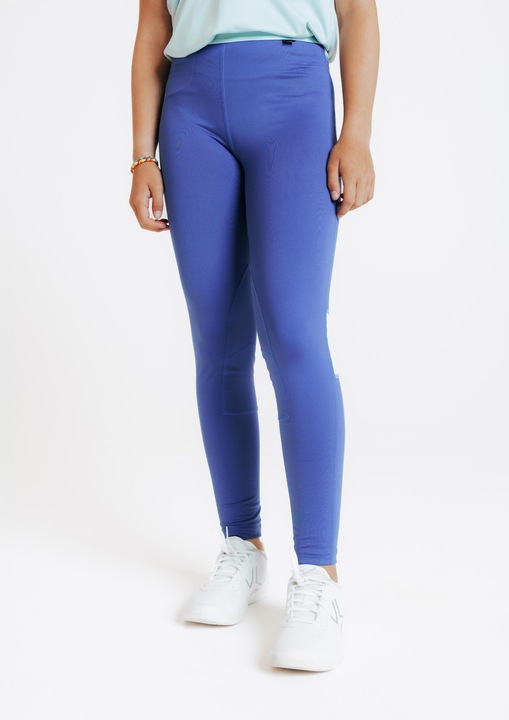 Image du produit Fouganza Legging équitation léger Enfant - 100 Bleu Comète / Vert Céladon (140)