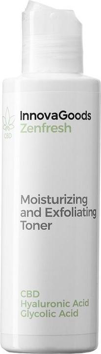 Immagine prodotto InnovaGoods Tonico viso idratante con effetto esfoliante CBD Zenfresh 150 ml (Scrub detergente, 150 ml)