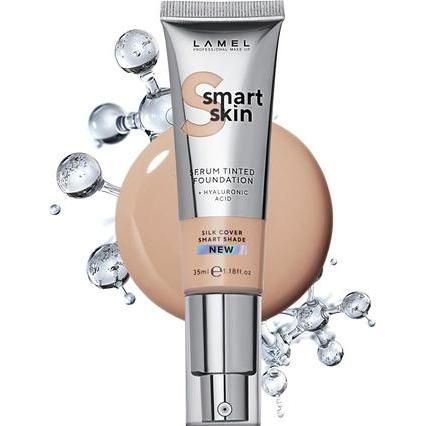 MyScreen Protector, Fondotinta, Lamel Smart Skin Serum Tinted Foundation for Moisturized, Smooth, and Uniform Skin