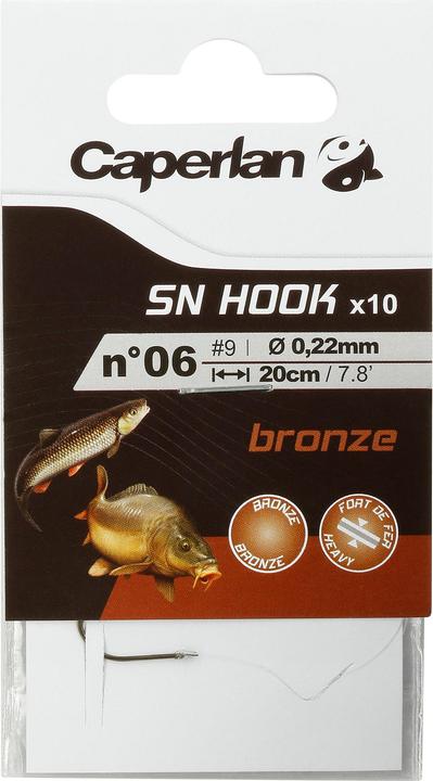 Actual product image Caperlan Leader hooks for peaceful fishing