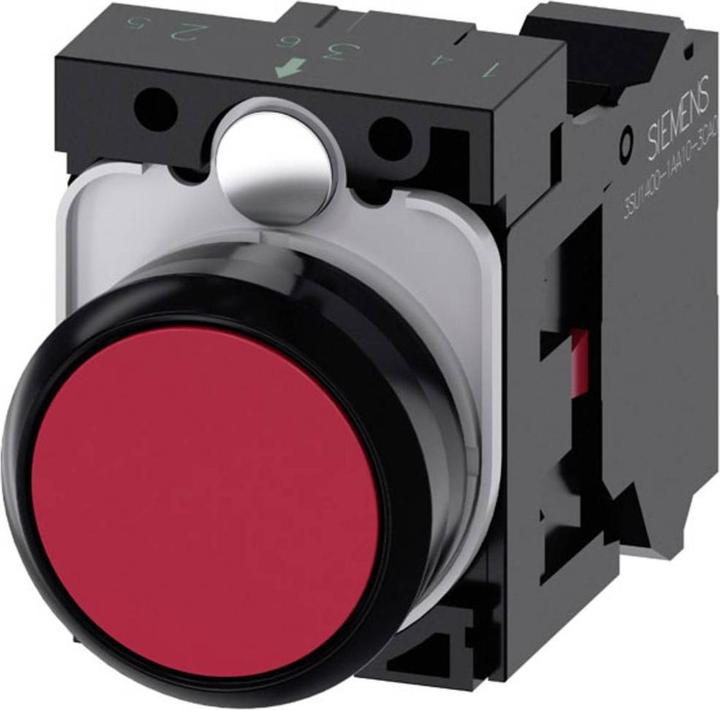 Actual product image Siemens Pushbutton Pushbutton 1Ö 3SU1100-0AB20-3C